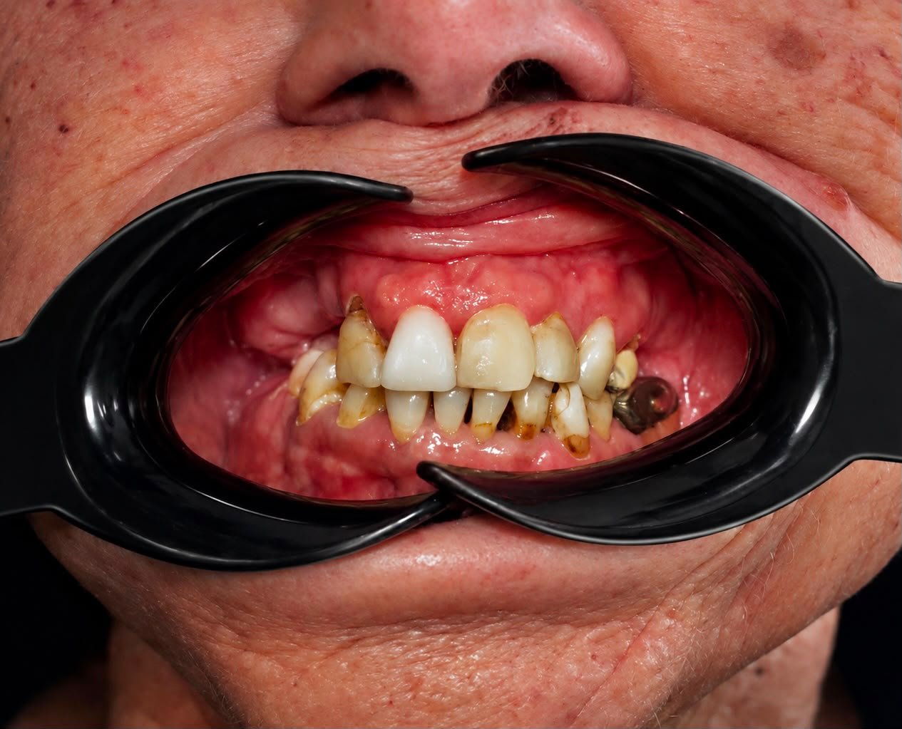Dental implants before treatment
